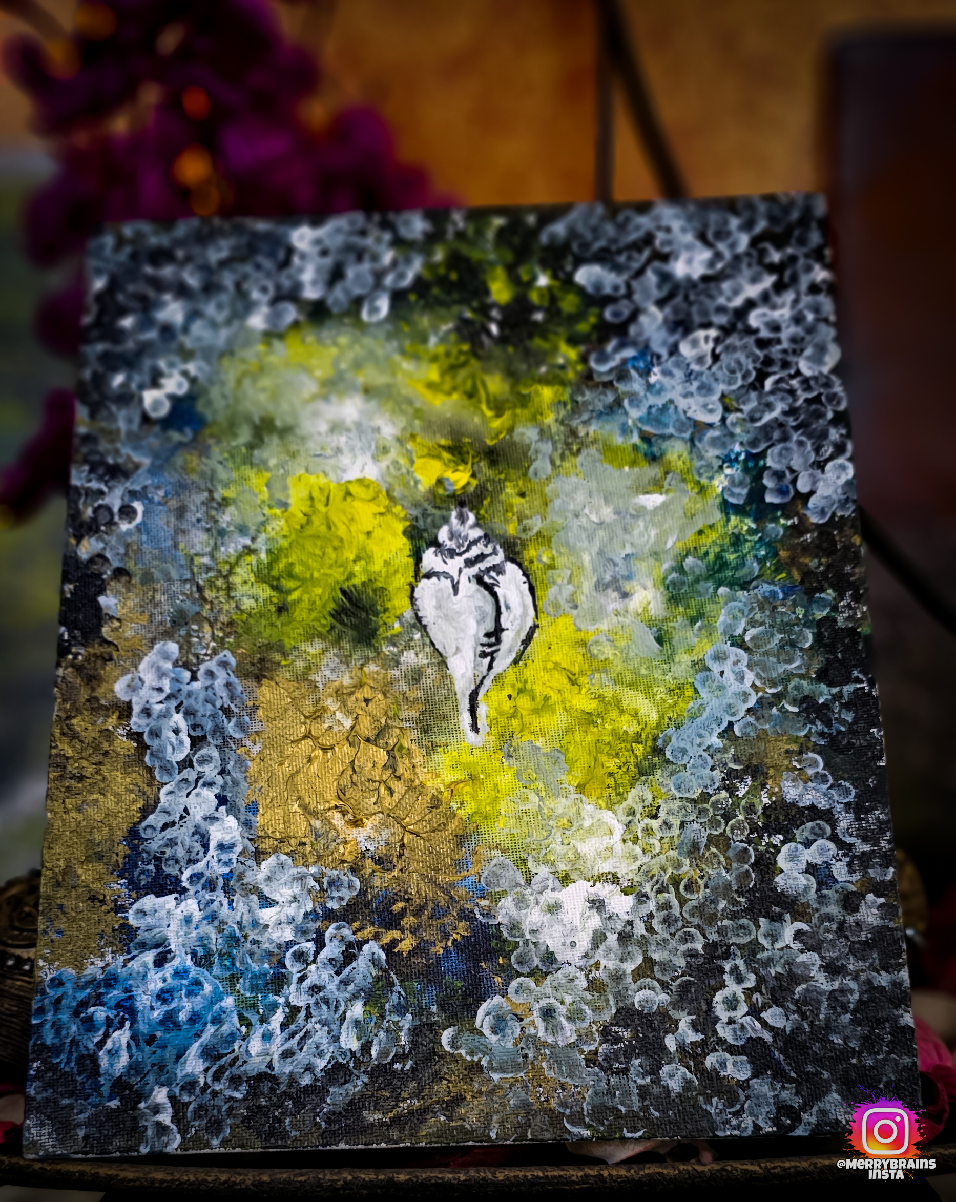 Shankh — original painting by Prakhyath Rai