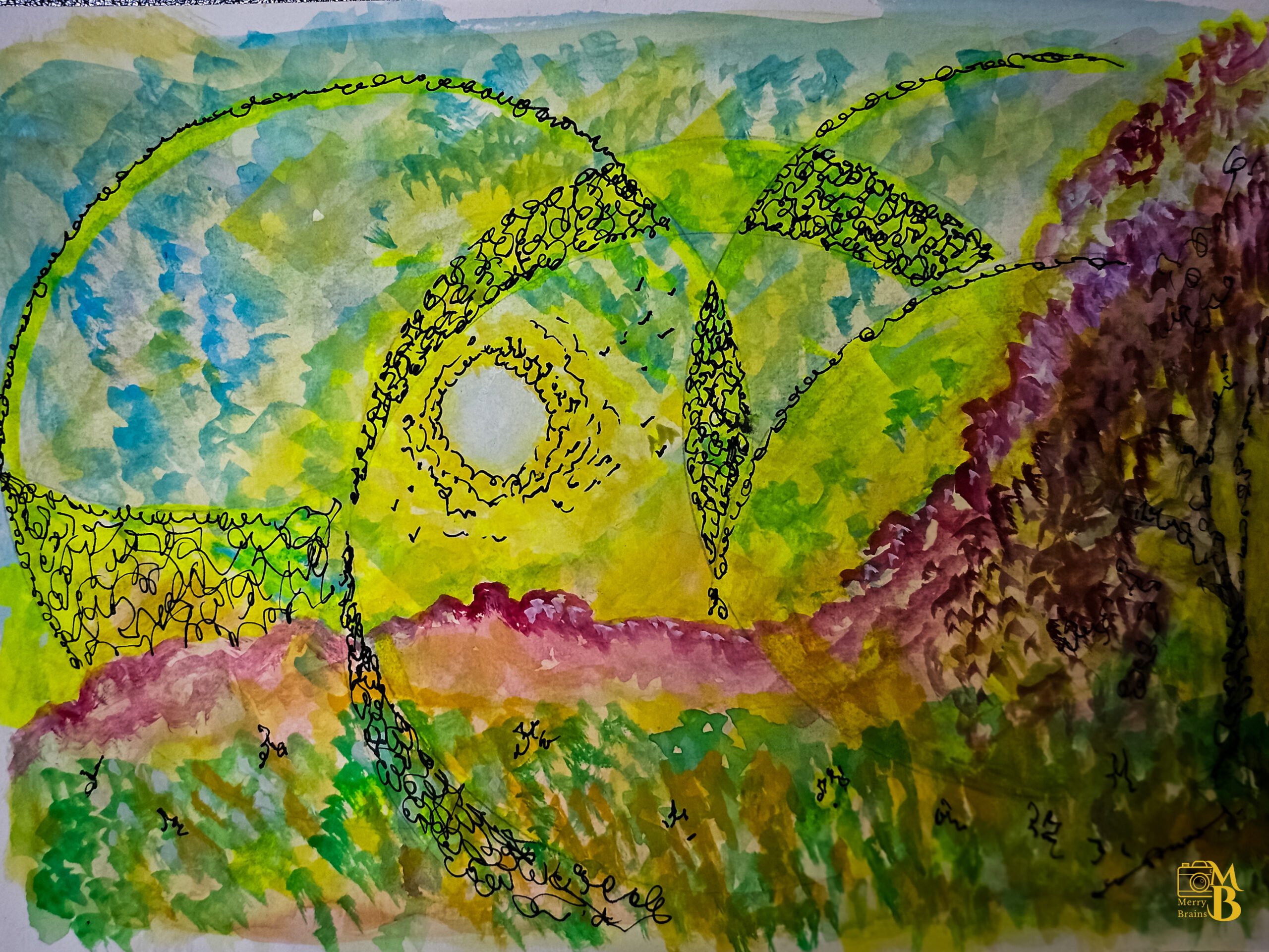 Future — original painting by Prakhyath Rai