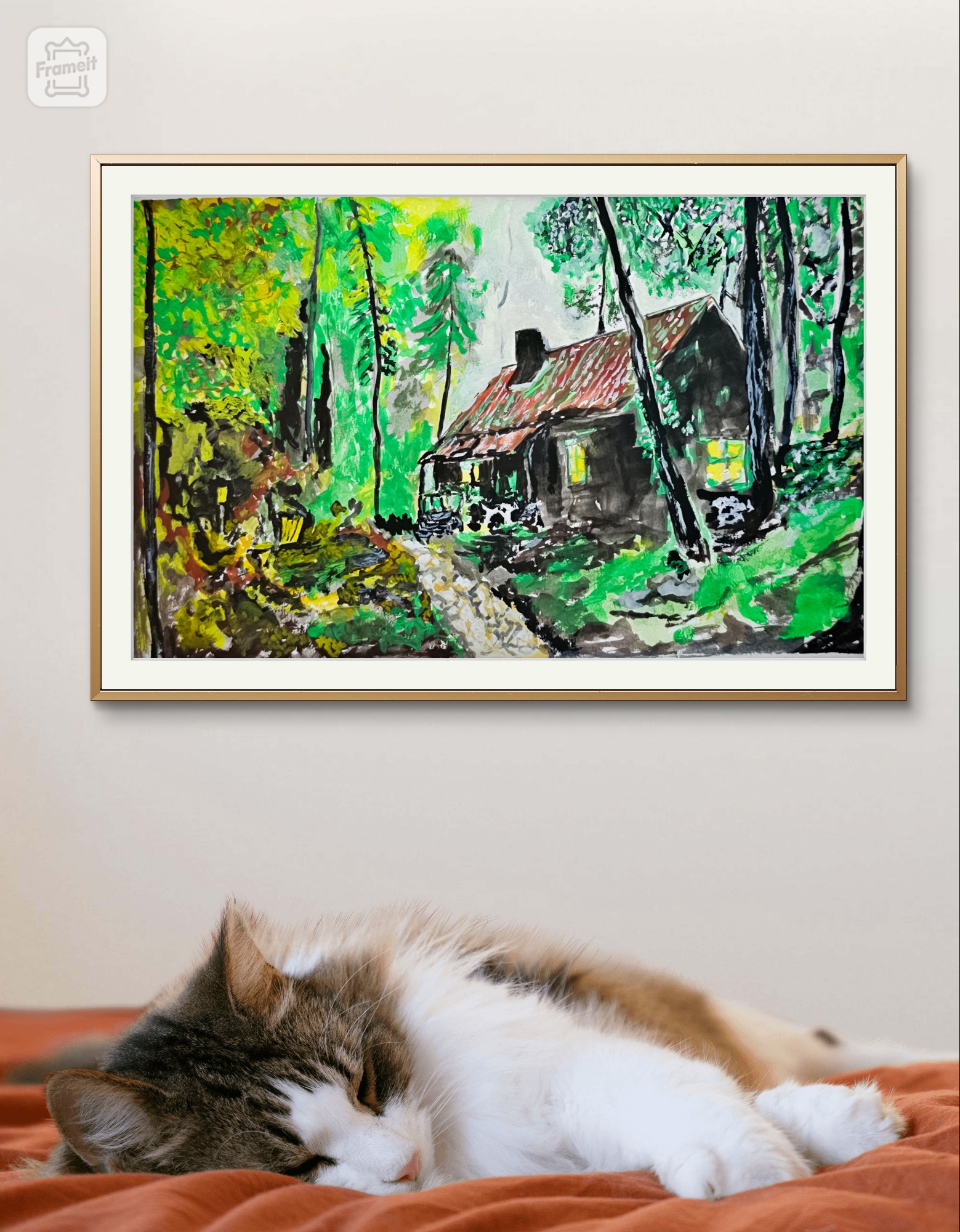 Somewhere in the Heart of Soul — original painting by Prakhyath Rai