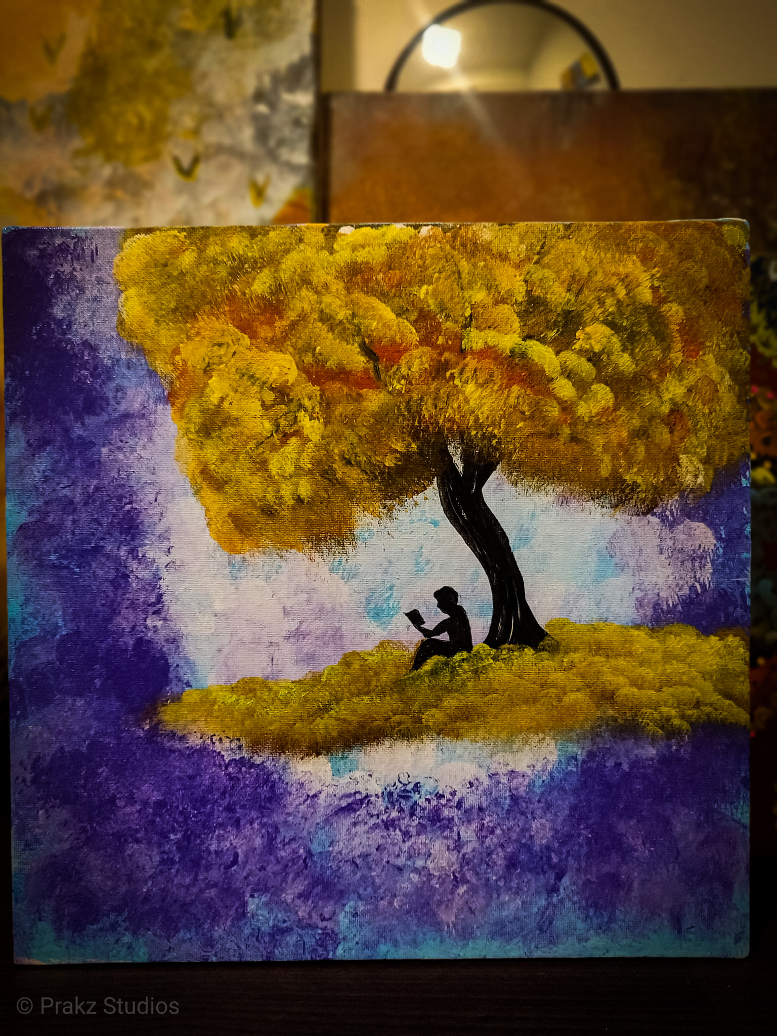 A Surreal Story Unfolds — original painting by Prakhyath Rai