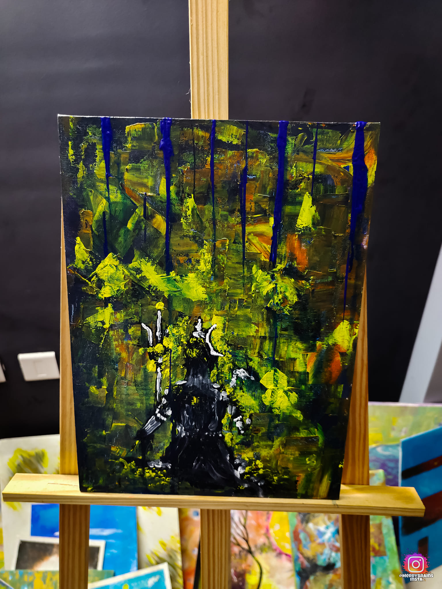Om Namah Shivaya — original painting by Prakhyath Rai